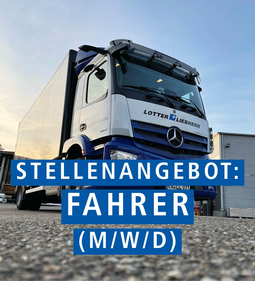 Stellenangebot Fahrer